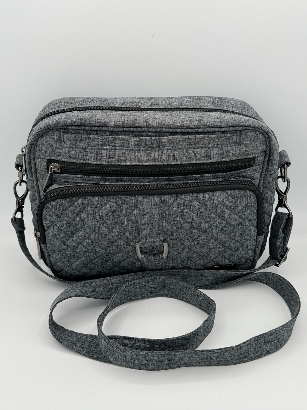 Lug Carousel XL Diamond Quilted Multi-Pocket Functional Crossbody Bag